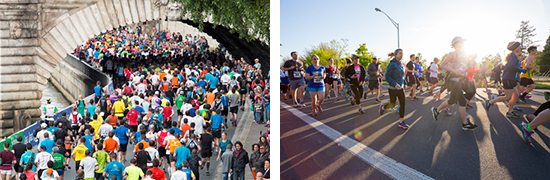 photos of runners being sold as editorial stock photography