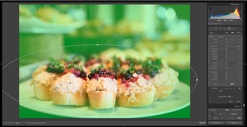 Lightroom can help you transform your snapshots into saleable food images