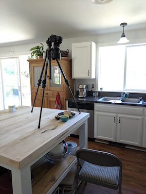 Photographing current trends can be done in your own kitchen...
