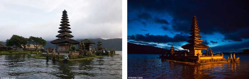 blue hour cloudy photography