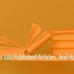 how to get published 100 times