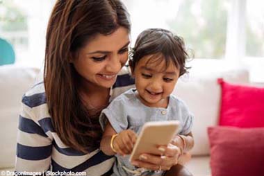 parents on phone