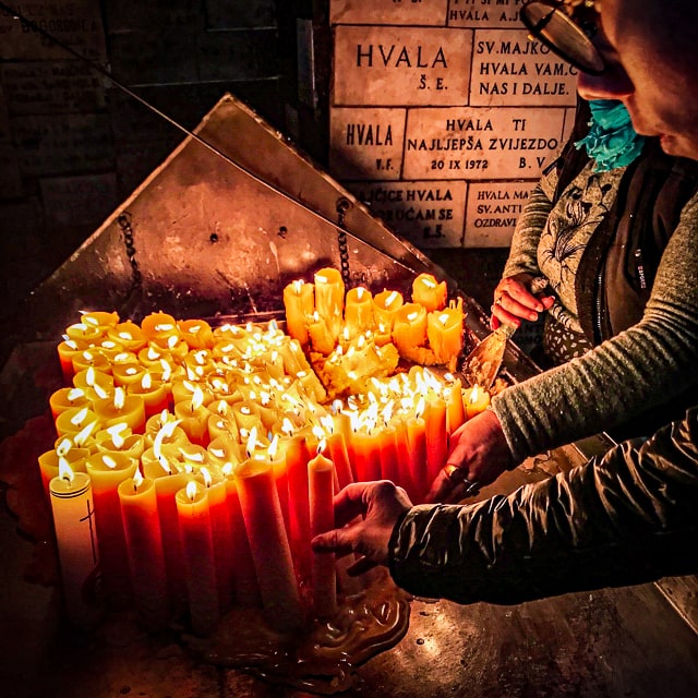 zagreb candle lighting