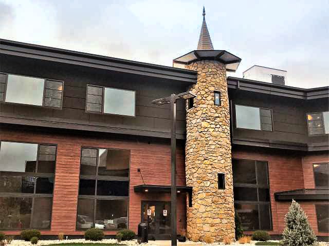 Hotel Earl entrance, Charlevoix Michigan