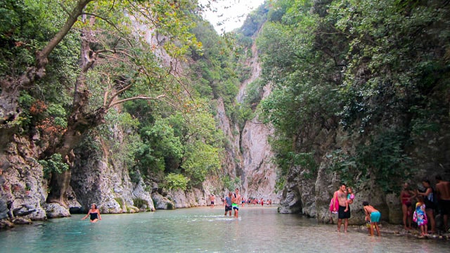 Acheron Canyon walls